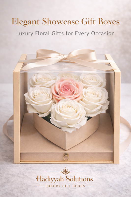 Luxury Flower Showcase Box